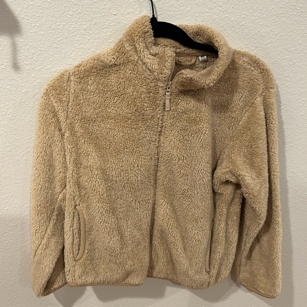 UNIQLO Tan Fleece Jacket